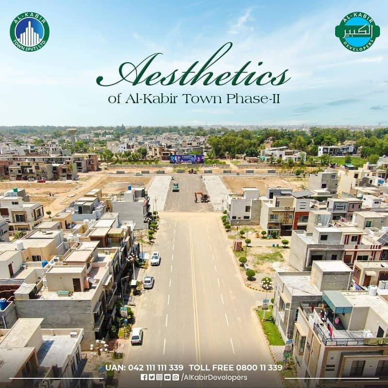 3 MARLA RESIDENTIAL PLOT WITH POSSESSION FOR SALE IN AL KABIR TOWN PHASE 2 BLOCK E 3
