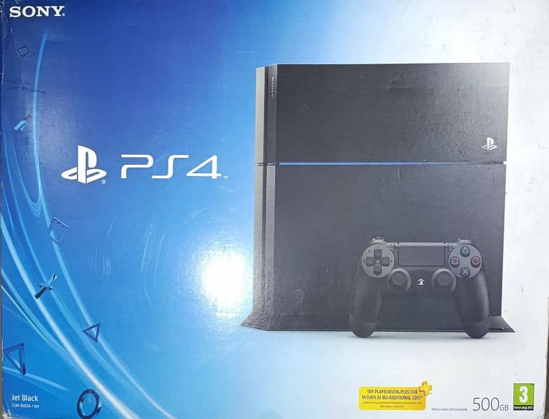 PS4 fat 500GB with one original controller 0