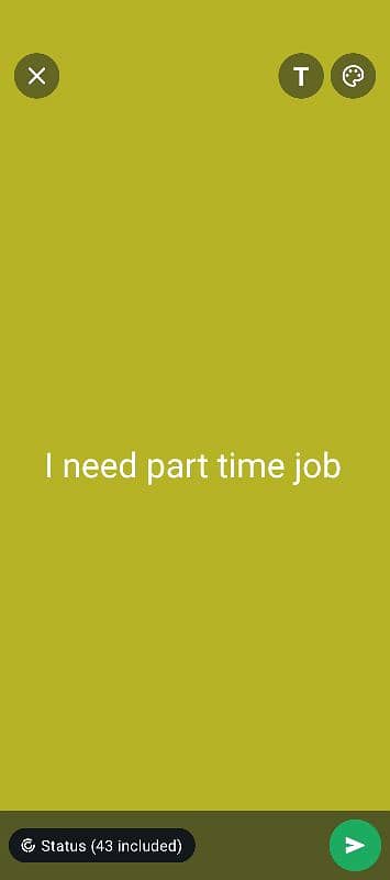 I need part time job 0