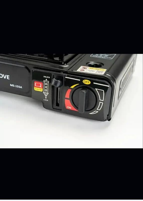 portable stove 2 in 1 with 1 bottle cylinder munasib price 3
