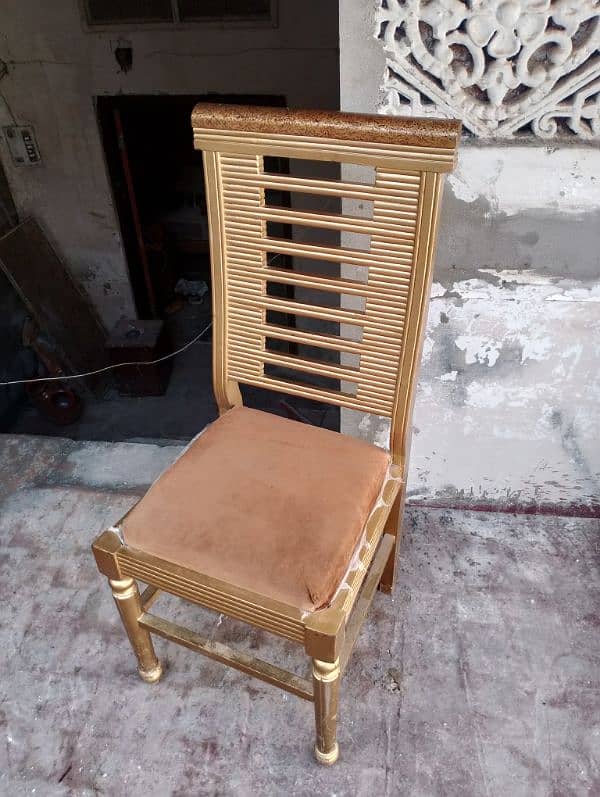 Dining table 5×3 with 6 chairs and Jholla 7