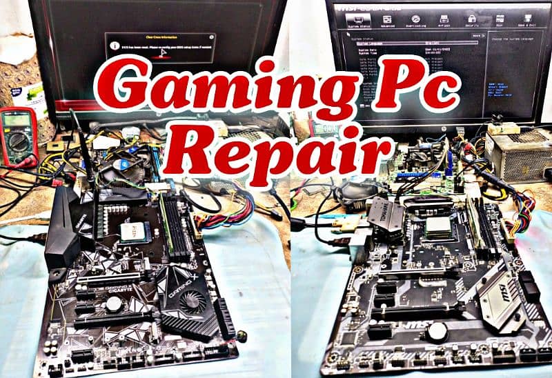 Gaming Pc And Amd Ryzen Motherboard 0