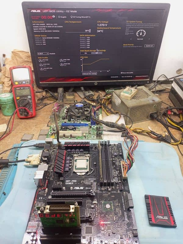 Gaming Pc And Amd Ryzen Motherboard 5