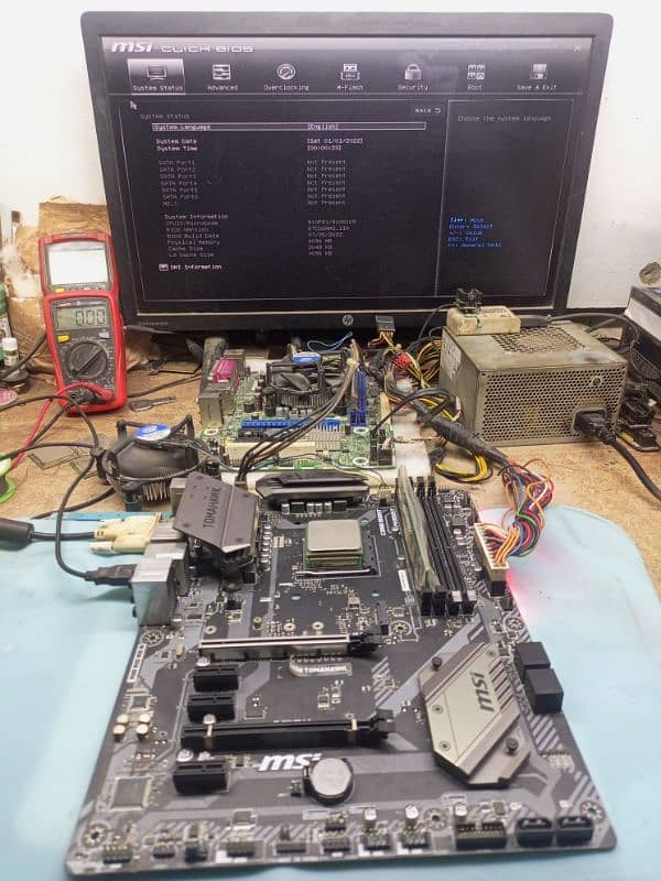 Gaming Pc And Amd Ryzen Motherboard 7