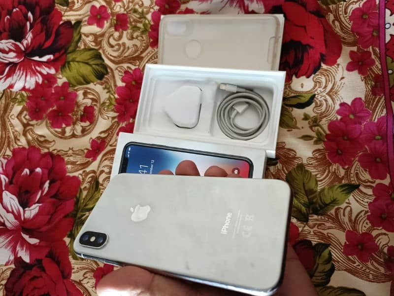 iphone X 64 PTA Approved 03357519076Watsapp 0