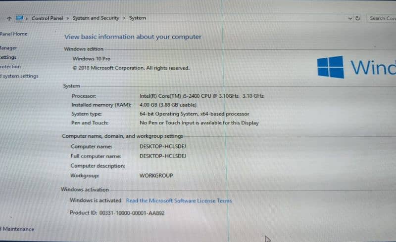 dell optiplex 790 tawer pc i5 2