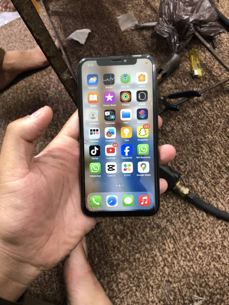 iphone x unit crack ha baki total orignal ha 2