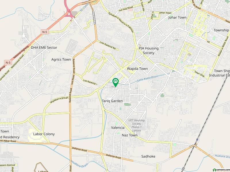 Wapda Town Lahore H3 Block One Kanal Plot For Sale 0