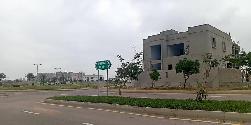 Heighted Location Bahria Hills Plots FOR SALE Facing Jinnah Avenue And 2km From Main Entrance Of BTK 5