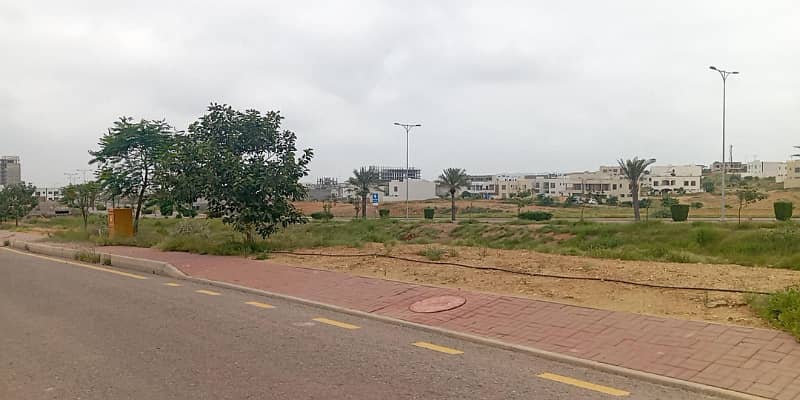 Heighted Location Bahria Hills Plots FOR SALE Facing Jinnah Avenue And 2km From Main Entrance Of BTK 14