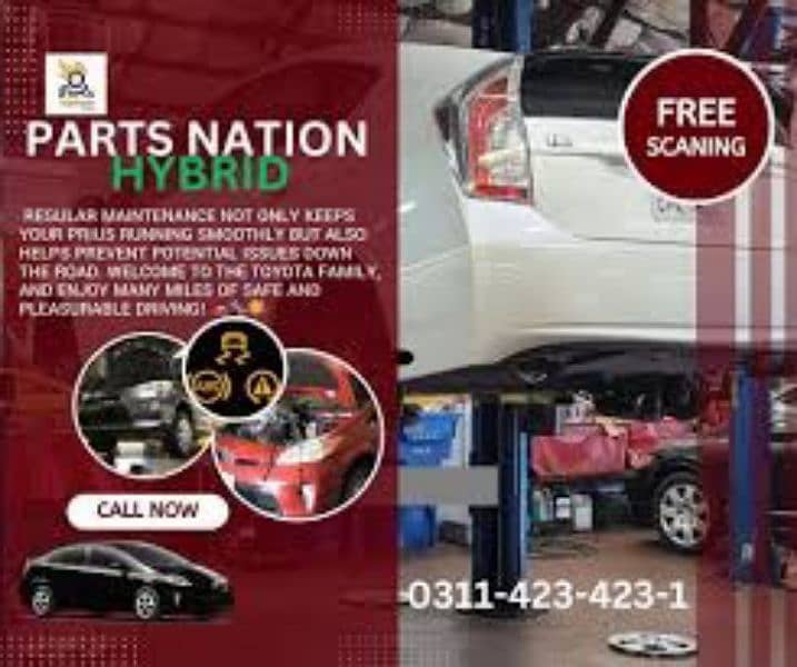 Prius hybrid battery/ABS , Aqua Hybrid battery/ABS Door Step Service 3