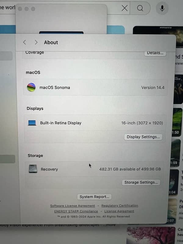 MacBook Pro 2019 (16 inch) core i 9 8