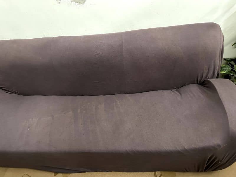 7 seater Jumbo sized sofa set with cover price 12k 6