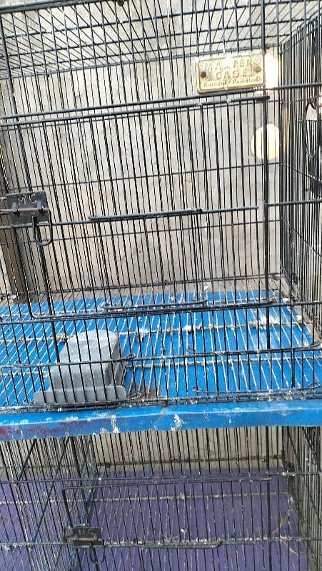zarar folding cage 3 by 1/5-1/5 full ok 2 position hai 1