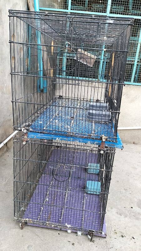 zarar folding cage 3 by 1/5-1/5 full ok 2 position hai 2