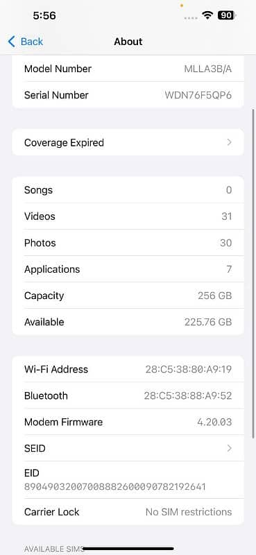 I phone 13 pro max non pta 256 gb 3