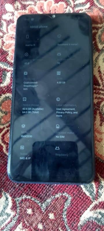 realme 5i 4+64 all okay 5
