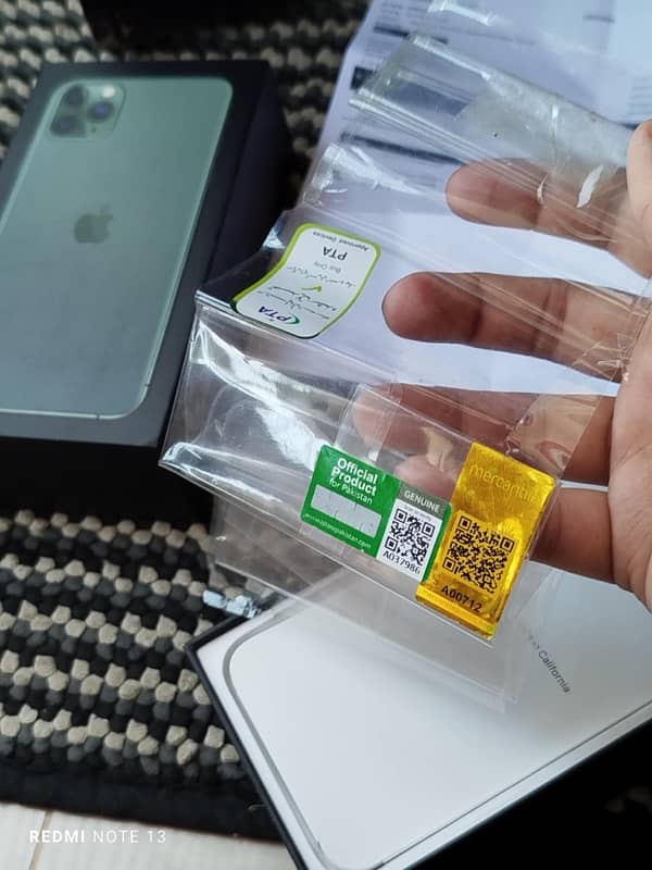 New iPhone 11 Pro Max with box Offical PTA Approved 2