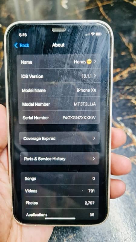 Iphone XR Official PTA approved 128gb LLA Model 2
