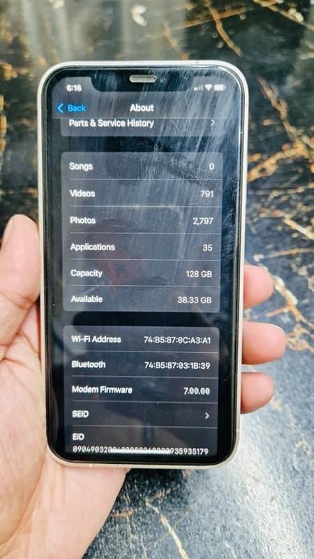 Iphone XR Official PTA approved 128gb LLA Model 3