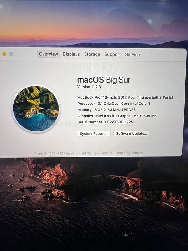 Macbook pro 2017 Touch bar 1