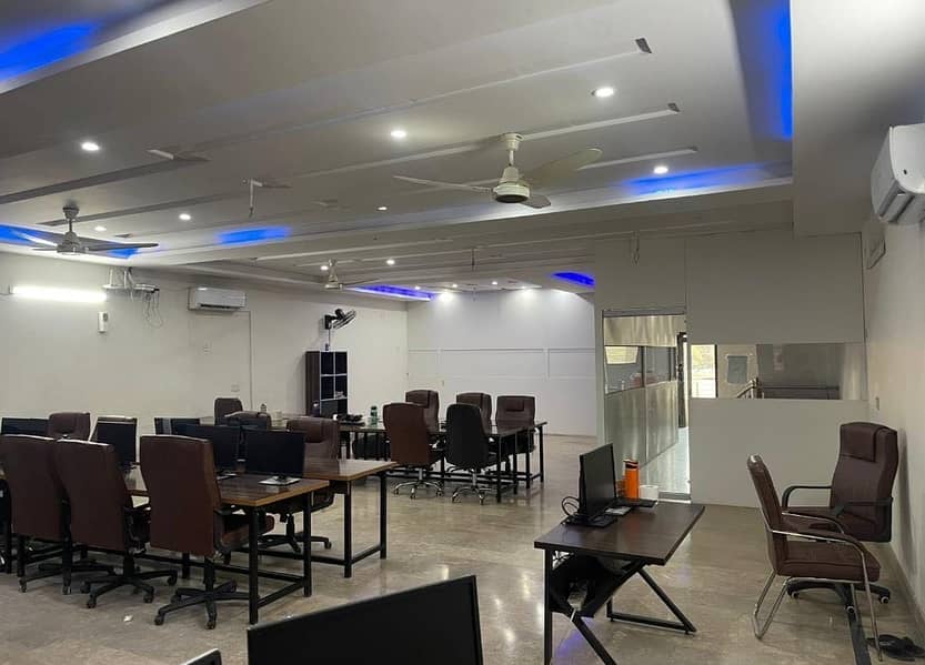 10 marla Ground floor available for Rent in johar town 4