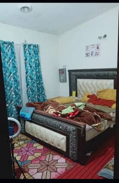 King size wooden bed for Sale(NO MATTRESS ONLY BED)