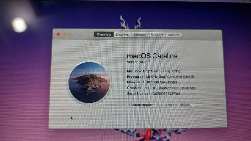 Macbook Air 2015 4GB 128 SSD 4