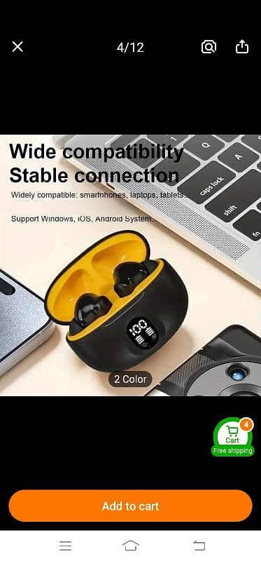 2025 New generation wireless Earbuds with Free home Delivery 5