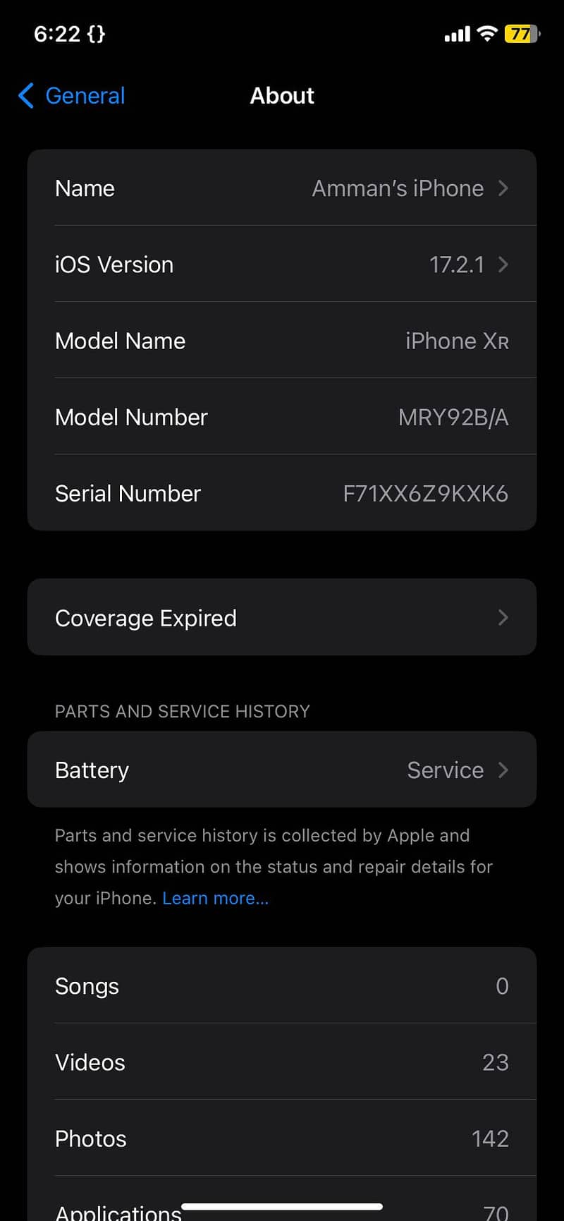iphone XR 128gb PTA Approved 6