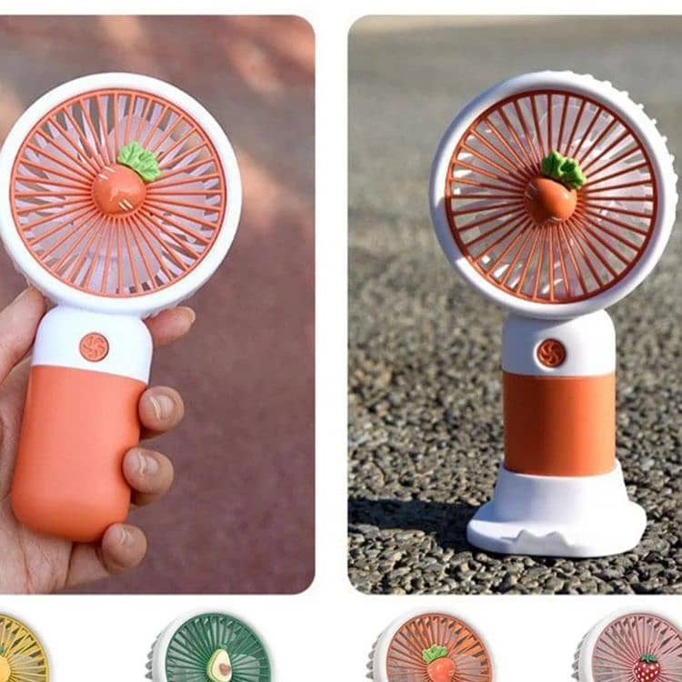 Mini Portable USB Handheld Fan–Rechargeable, Adjustable Speed, Travel 1
