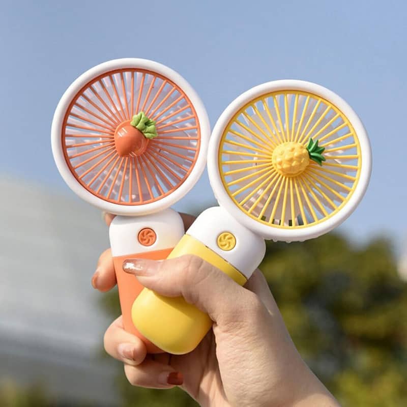 Mini Portable USB Handheld Fan–Rechargeable, Adjustable Speed, Travel 6