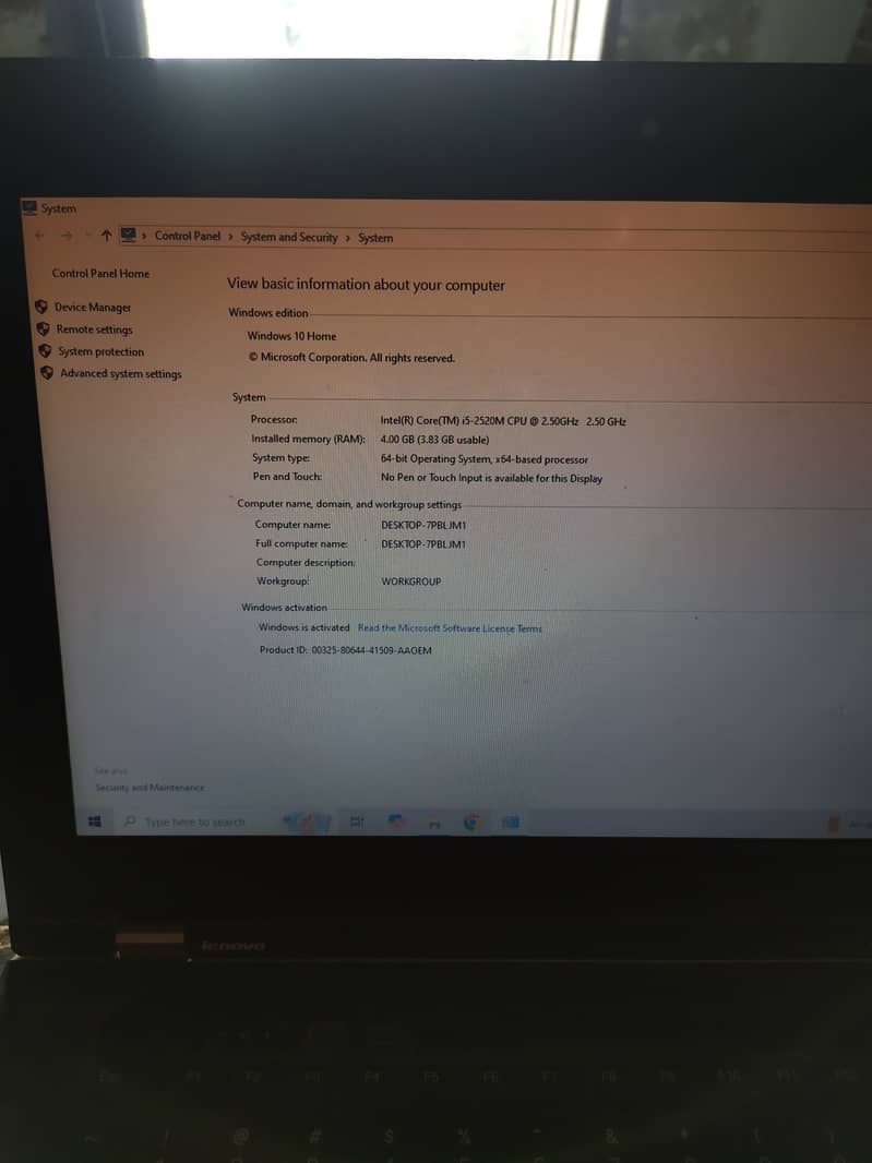 Lenovo thinkpad i5 2nd gen for sale in reasonable price 3