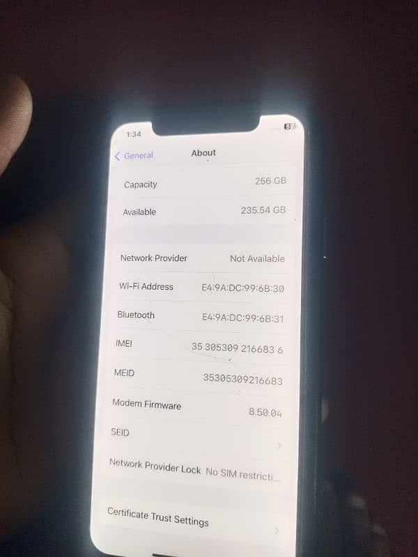 Iphone X 256gb non pta 1