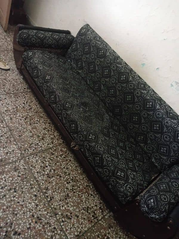 sofa come bed . with cover 1