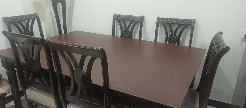 Dining table set with 6 chairs 0