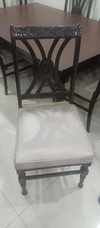 Dining table set with 6 chairs 2