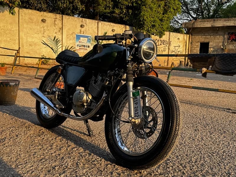 Suzuki GS 150 Cafe racer built 0