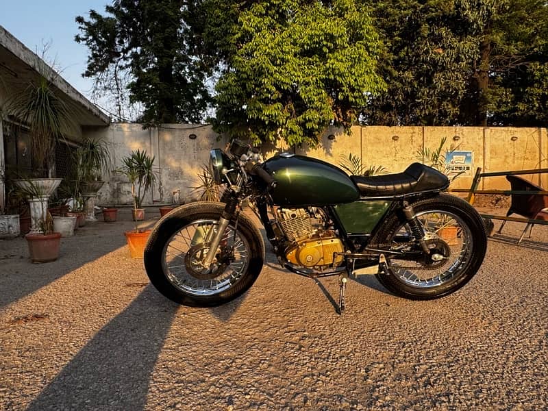 Suzuki GS 150 Cafe racer built 6