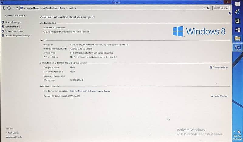 Amd A6 3rd gen with 1gb graphic 2
