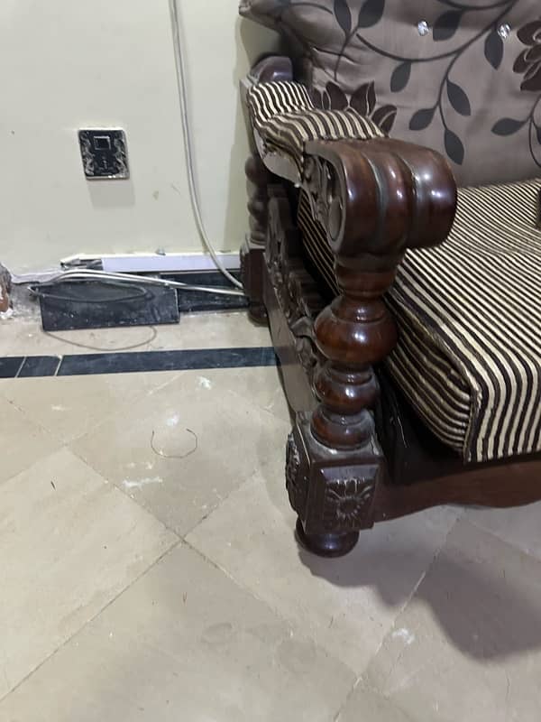 7 seater sofa set pure wood 0