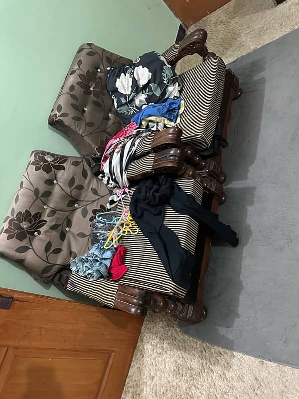 7 seater sofa set pure wood 3