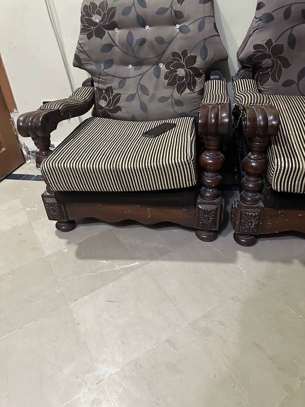 7 seater sofa set pure wood 4