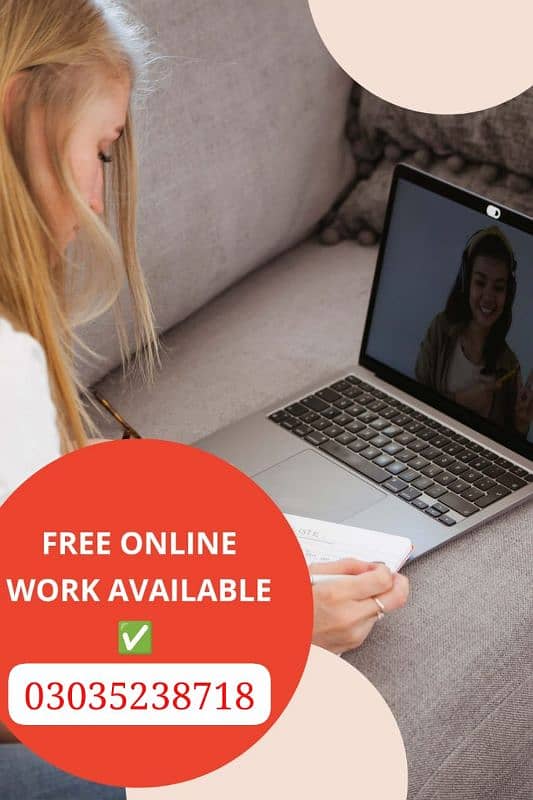 Online work available for students male and female 0