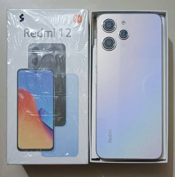 Redmi 12 with box & charger 8+8 ram 128 GB rom 0
