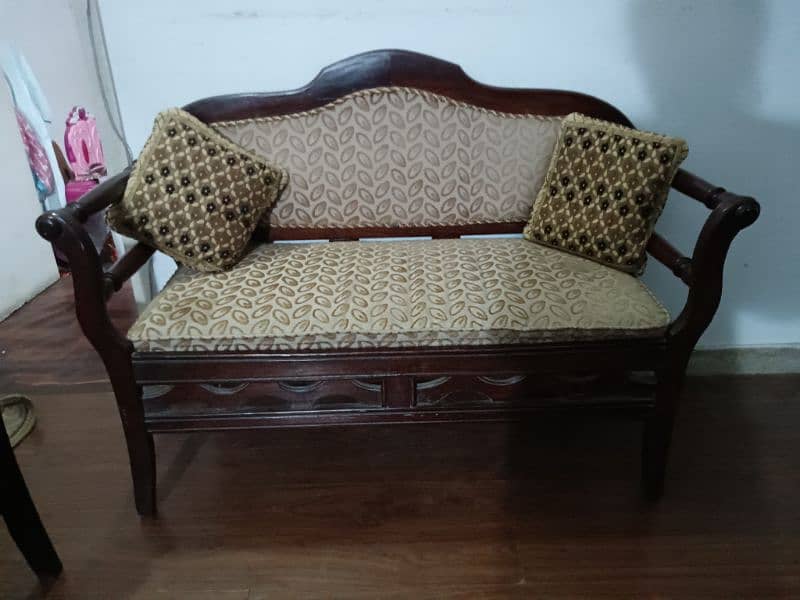 wooden sofa set. 0