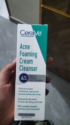 cerave acne faoming cleanser