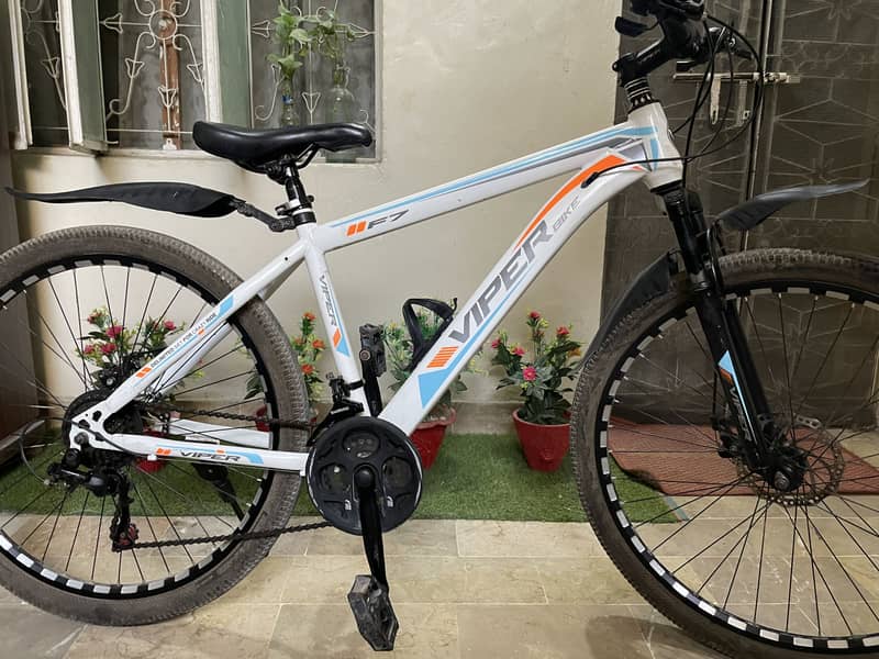 Viper F7 MTB – Disc Brakes – White – Almost New 0