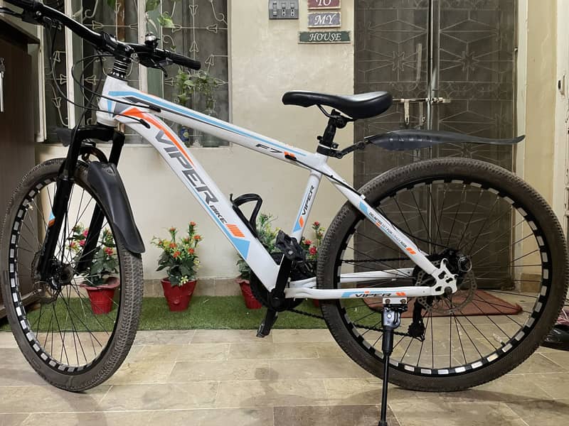 Viper F7 MTB – Disc Brakes – White – Almost New 7