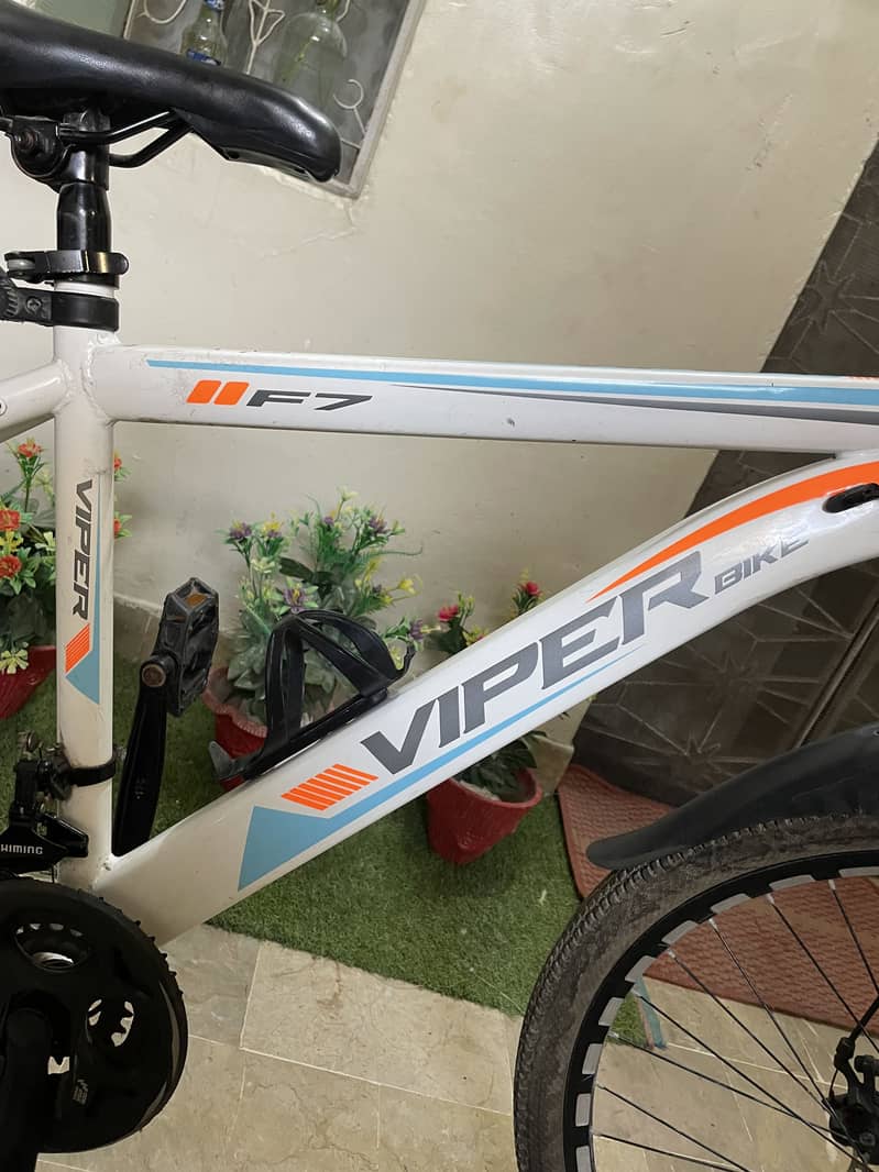 Viper F7 MTB – Disc Brakes – White – Almost New 8